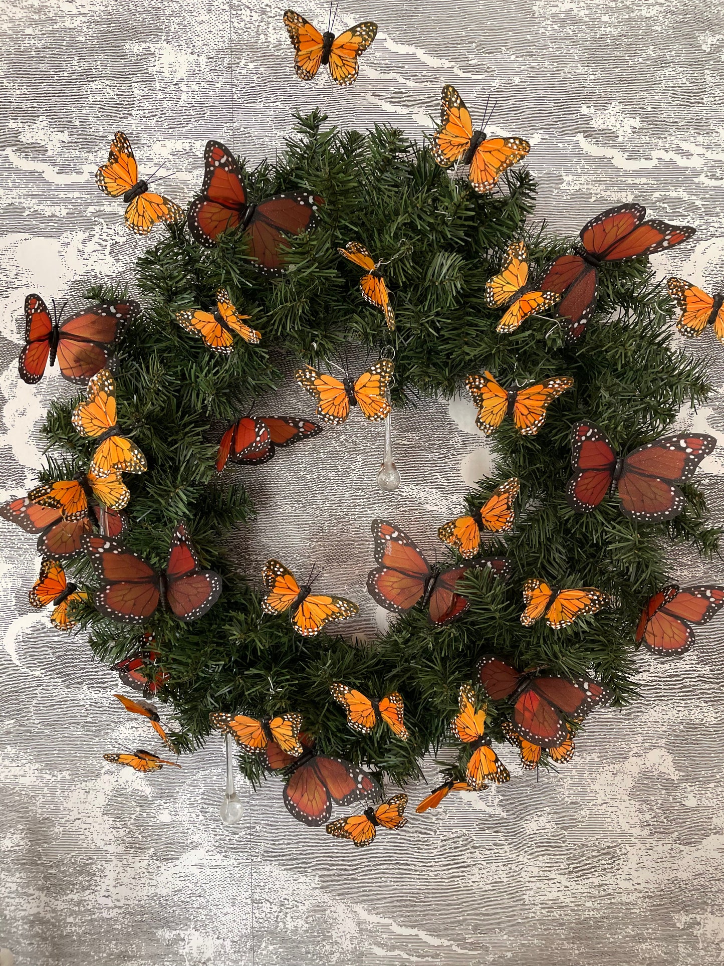 Christmas Butterfly Wreath Kit
