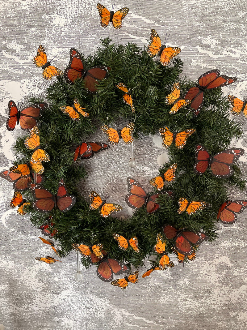 Christmas Butterfly Wreath Kit