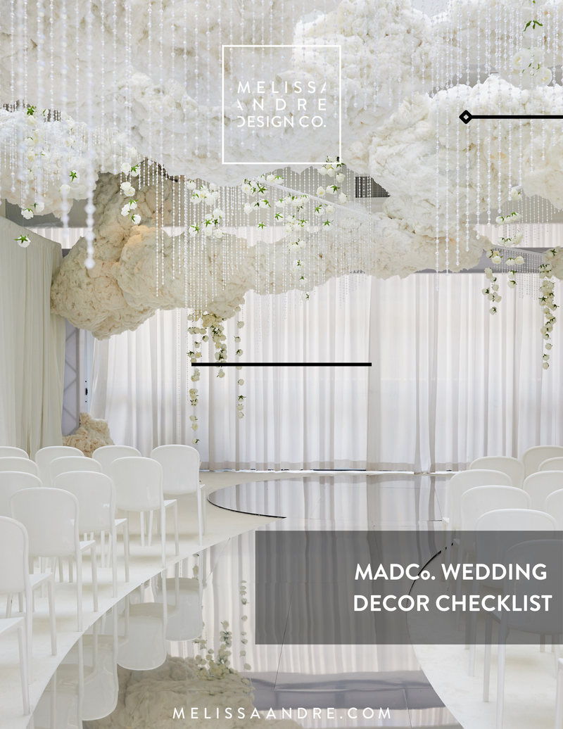MADCo. Wedding Decor Checklist