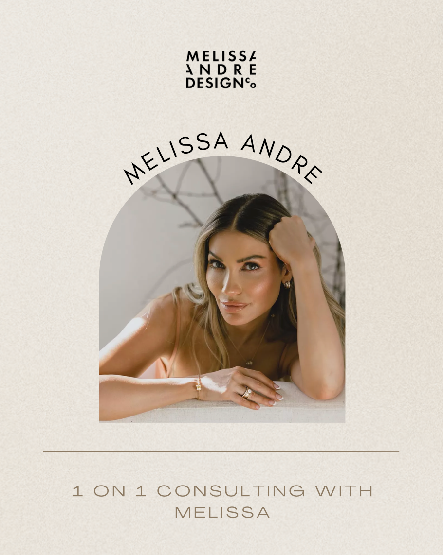 6 SESSION VIRTUAL CONSULTING: 1 on 1 Consulting with Melissa